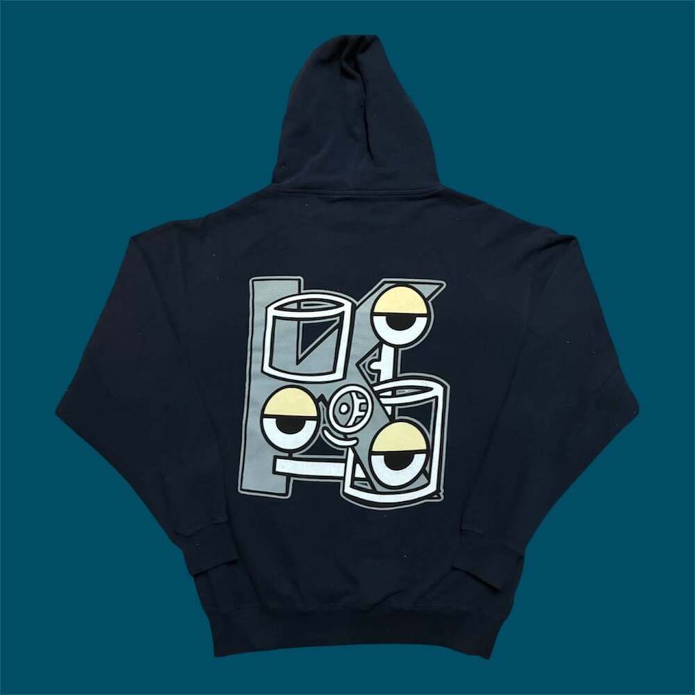 Kodone Kodonism Hoodie Size Large Black Graphic Pullover Sweatshirt
